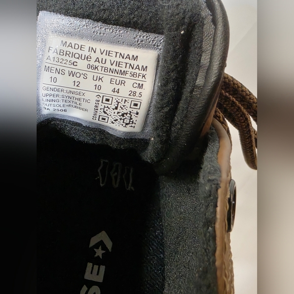 Converse Chuck Taylor All Star Malden Street Boots Mens Size 10 Womens Size 12 - Picture 3 of 13